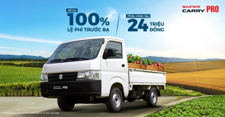 Khuyến mãi xe tải Suzuki Vinh Tháng 11/2024
