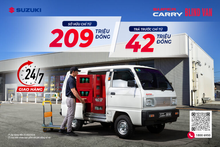Khuyến mãi xe tải suzuki tháng 3/2024