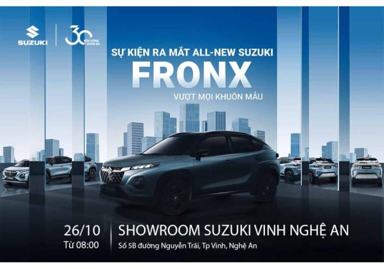SUZUKI FRONX ĐẠT CHUẨN AN TOÀN 5 SAO ASEAN NCAP, DẪN ĐẦU PHÂN KHÚC VỀ CÔNG NGHỆ AN TOÀN
