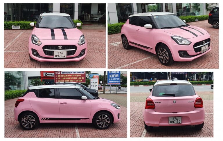 Suzuki Swift 2021 màu hồng `độc` tại Vinh